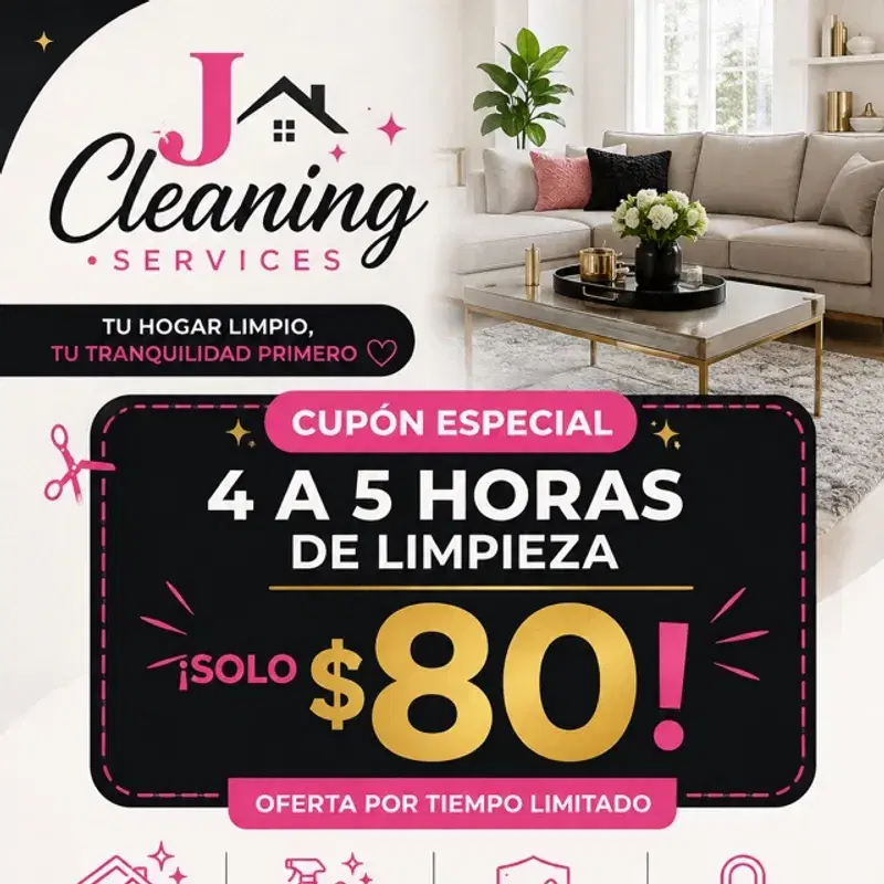 4-5 horas de limpieza en general